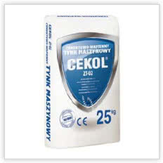 Cementowo-wapienny tynk maszynowy Cekol ZT-02