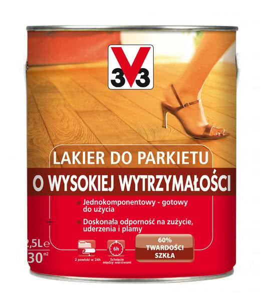 Lakier do parkietu o wysokiej wytrzymałości
